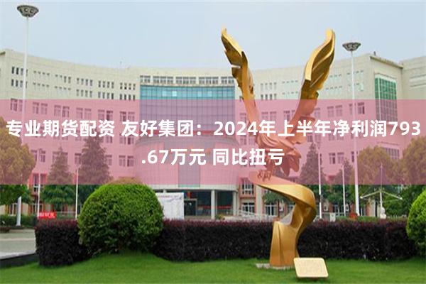 专业期货配资 友好集团：2024年上半年净利润793.67万元 同比扭亏