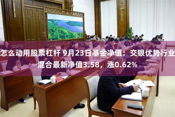 怎么动用股票杠杆 9月23日基金净值：交银优势行业混合最新净值3.58，涨0.62%