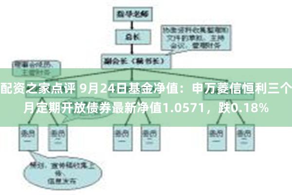 配资之家点评 9月24日基金净值：申万菱信恒利三个月定期开放债券最新净值1.0571，跌0.18%