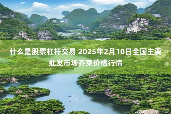 什么是股票杠杆交易 2025年2月10日全国主要批发市场芥菜价格行情